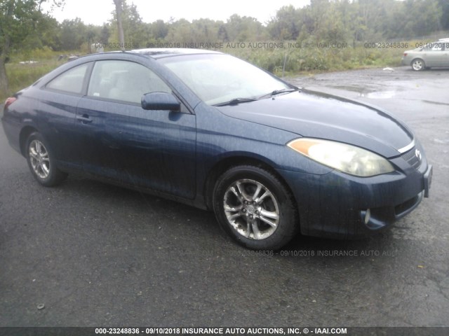 4T1CE38P54U934487 - 2004 TOYOTA CAMRY SOLARA SE/SLE Mavi foto 1