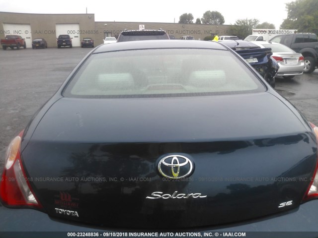 4T1CE38P54U934487 - 2004 TOYOTA CAMRY SOLARA SE/SLE Mavi foto 8