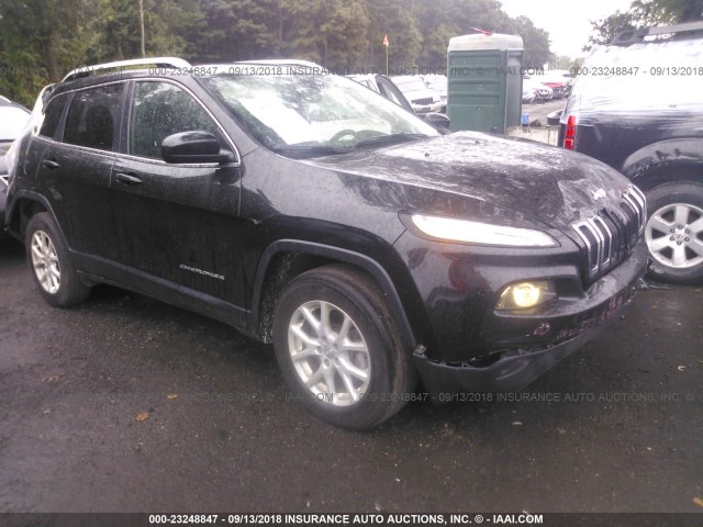 1C4PJMCB8GW342013 - 2016 JEEP CHEROKEE LATITUDE BLACK photo 1