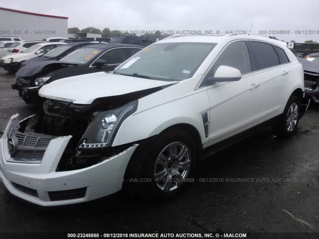 3GYFNAEY0AS574392 - 2010 CADILLAC SRX LUXURY COLLECTION WHITE photo 2