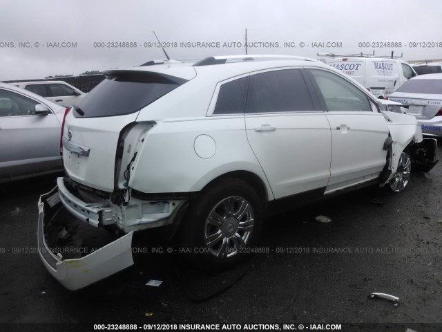 3GYFNAEY0AS574392 - 2010 CADILLAC SRX LUXURY COLLECTION WHITE photo 4