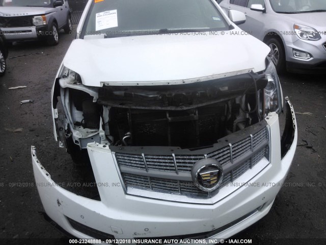 3GYFNAEY0AS574392 - 2010 CADILLAC SRX LUXURY COLLECTION WHITE photo 6