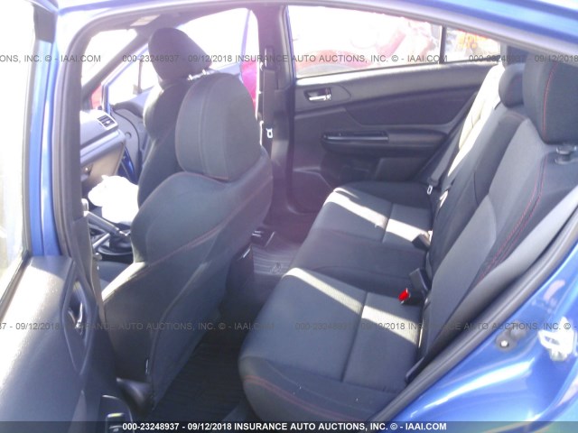 JF1VA1B62H9822323 - 2017 SUBARU WRX BLUE photo 8