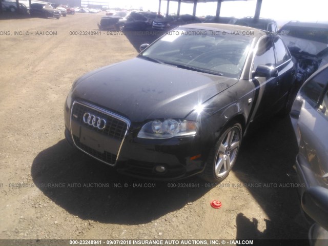 WAUEH78E66A180415 - 2006 AUDI A4 S-LINE 3.2 QUATTRO BLACK photo 2