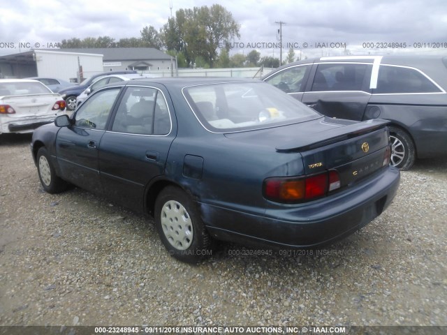 4T1BG12K0TU672741 - 1996 TOYOTA CAMRY DX/LE/XLE GREEN photo 3