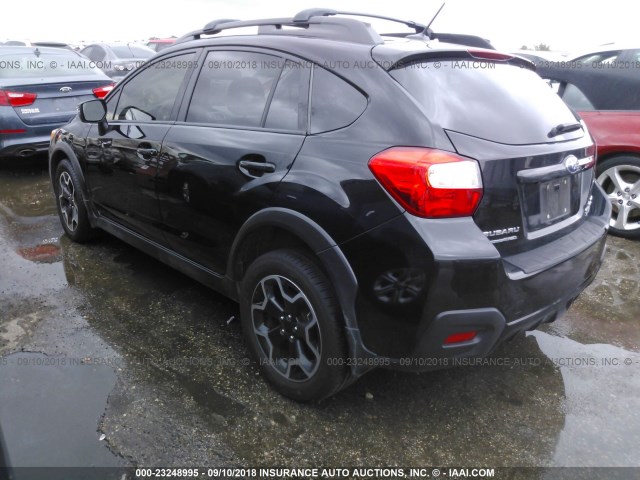 JF2GPAMC2F8298843 - 2015 SUBARU XV CROSSTREK 2.0 LIMITED BLACK photo 3