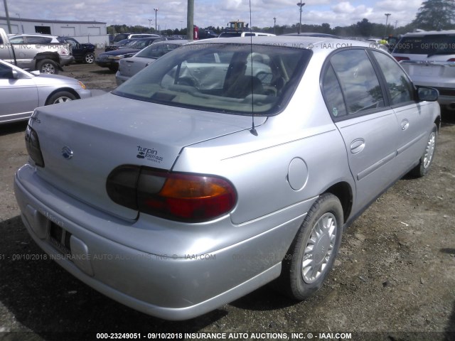 1G1ND52J03M615327 - 2003 CHEVROLET MALIBU SILVER photo 4