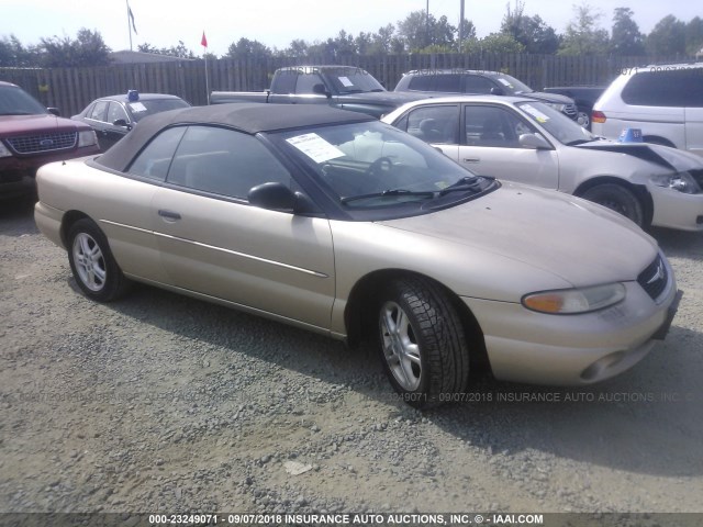 3C3EL45H3YT219525 - 2000 CHRYSLER SEBRING JX Champagne photo 1