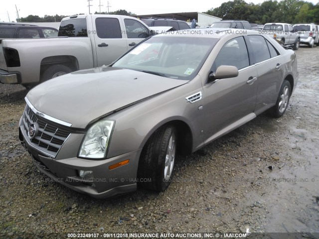 1G6DW67V680132392 - 2008 CADILLAC STS TAN photo 2