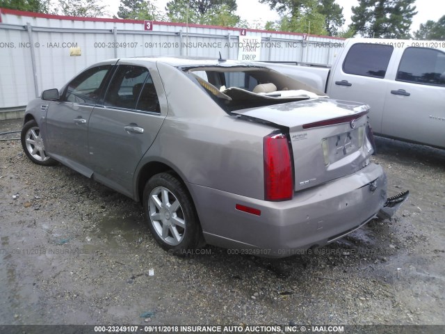 1G6DW67V680132392 - 2008 CADILLAC STS TAN photo 3