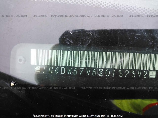 1G6DW67V680132392 - 2008 CADILLAC STS 棕色 照片 9