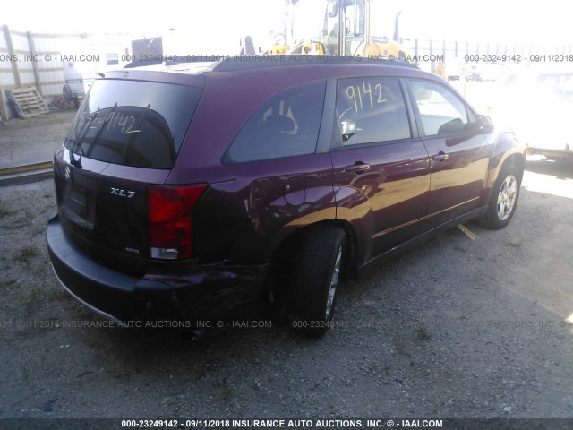 2S3DA417786119010 - 2008 SUZUKI XL7 LUXURY MAROON photo 4