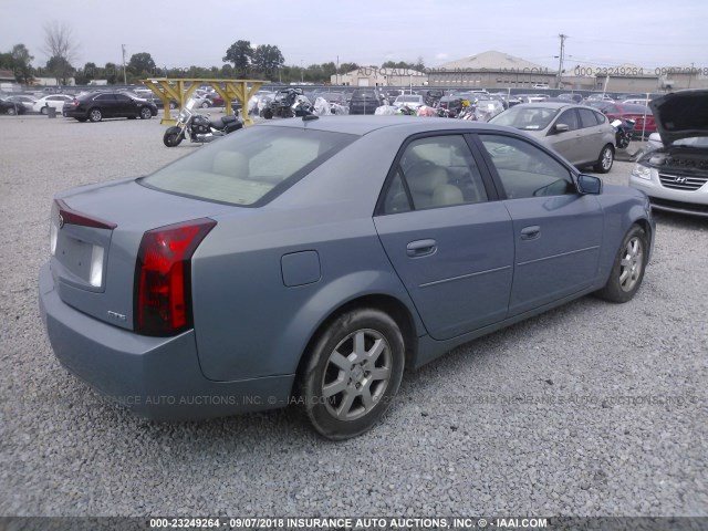 1G6DP577070151351 - 2007 CADILLAC CTS HI FEATURE V6 TEAL photo 4