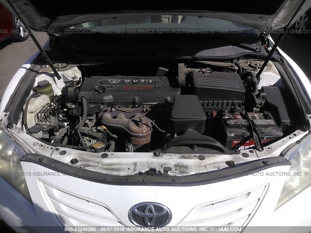 4T4BE46K99R121174 - 2009 TOYOTA CAMRY SE/LE/XLE თეთრი ფოტო 10