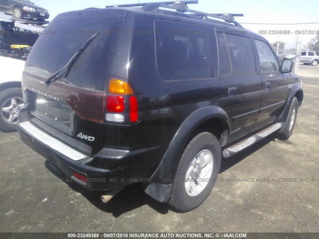 JA4MT31R83J039824 - 2003 MITSUBISHI MONTERO SPORT XLS 黑色 照片 4