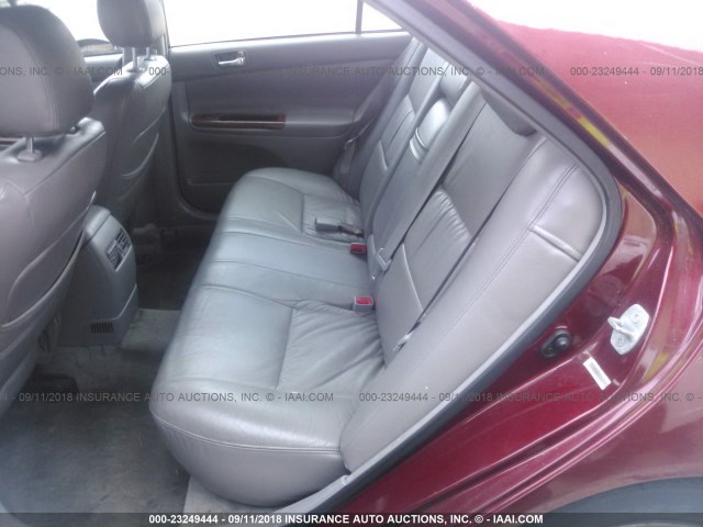 4T1BE30K02U101477 - 2002 TOYOTA CAMRY LE/XLE/SE Qırmızı foto 8