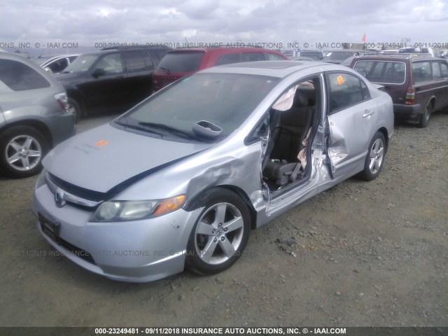 1HGFA16908L074047 - 2008 HONDA CIVIC EXL 银色 照片 2