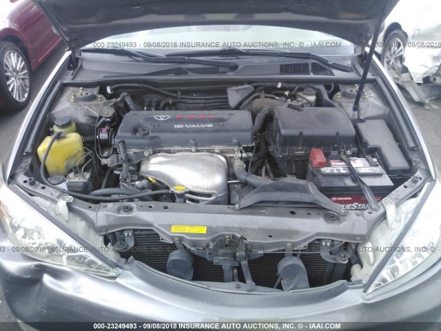 JTDBE32K540259633 - 2004 TOYOTA CAMRY LE/XLE 灰色 照片 10