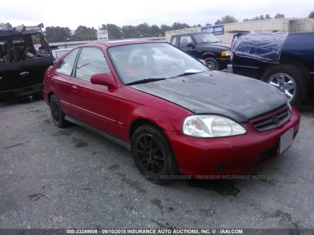 1HGEJ8248XL029323 - 1999 HONDA CIVIC EX RED photo 1