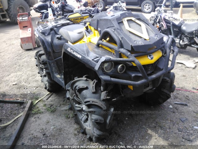 3JBLWAN22FJ000426 - 2015 CAN-AM OUTLANDER 800R X MR YELLOW photo 1