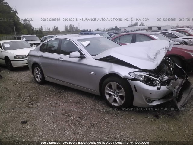 WBAXH5C55DD114597 - 2013 BMW 528 XI SILVER photo 1