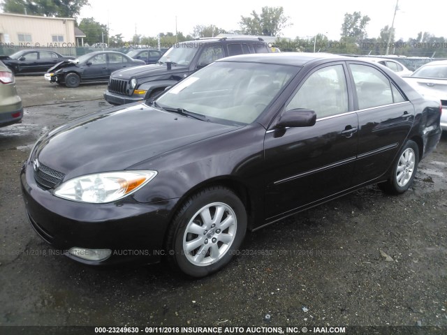 4T1BE32K93U650982 - 2003 TOYOTA CAMRY LE/XLE/SE Bordo foto 2