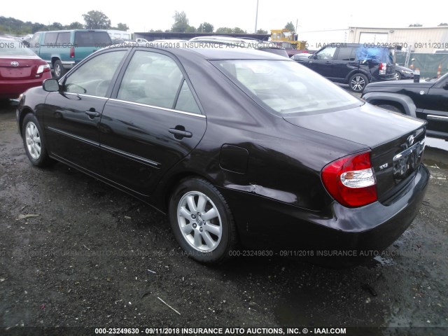 4T1BE32K93U650982 - 2003 TOYOTA CAMRY LE/XLE/SE Bordo foto 3