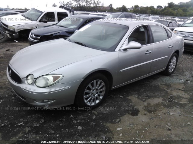2G4WE587971183984 - 2007 BUICK LACROSSE CXS SILVER photo 2