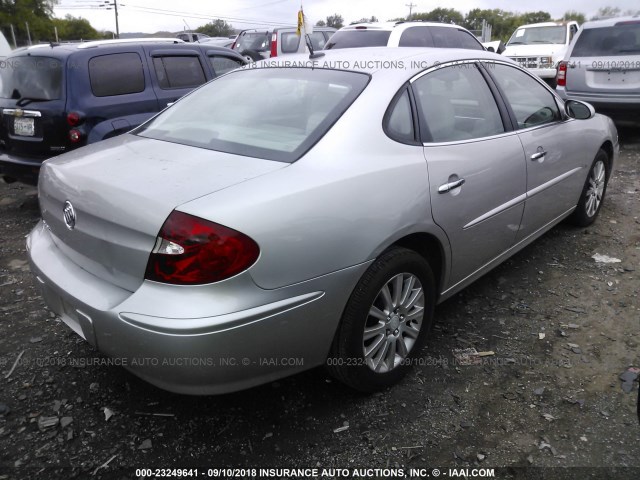 2G4WE587971183984 - 2007 BUICK LACROSSE CXS SILVER photo 4