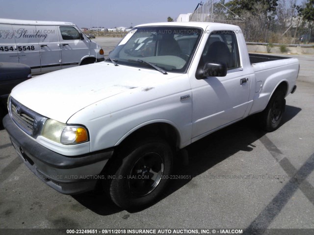 4F4YR12CXYTM26575 - 2000 MAZDA B2500 WHITE photo 2