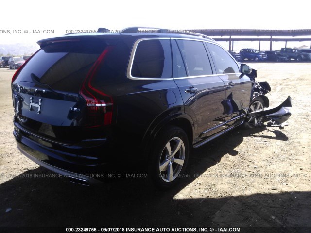 YV4102XK1G1059034 - 2016 VOLVO XC90 T5 BLUE photo 4