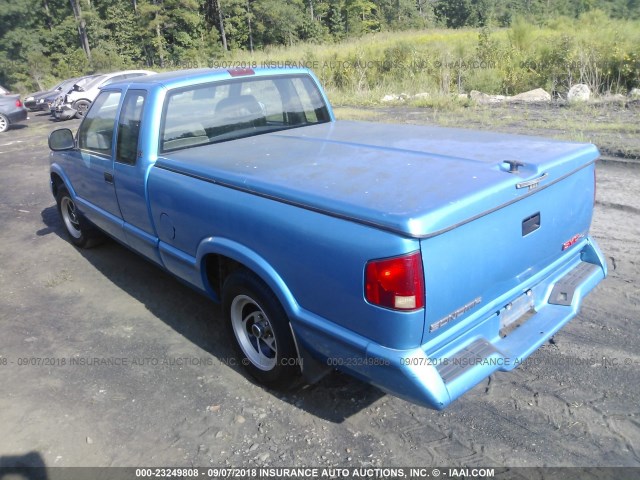 1GTCS194XS8531228 - 1995 GMC SONOMA Light Blue photo 3