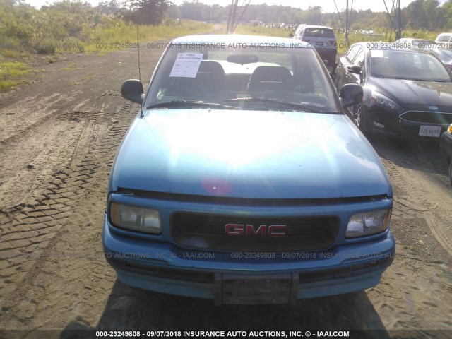 1GTCS194XS8531228 - 1995 GMC SONOMA Light Blue photo 6