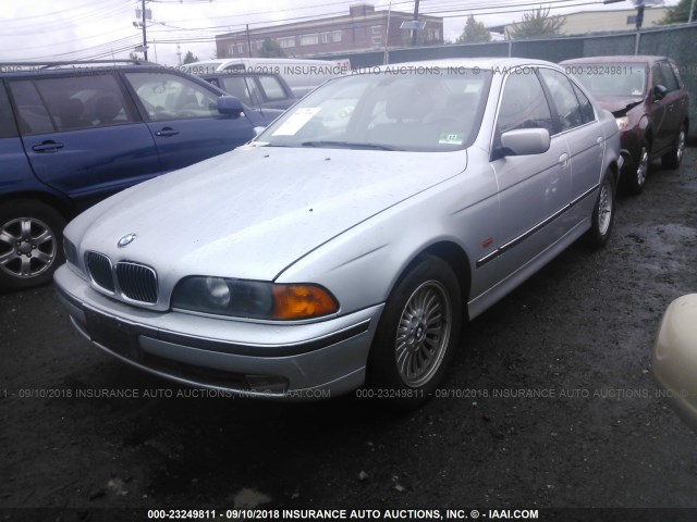 WBADN6342YGM66548 - 2000 BMW 540 I AUTOMATIC Light Blue photo 2