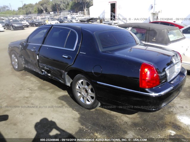 1LNHM84W07Y622495 - 2007 LINCOLN TOWN CAR EXECUTIVE L BLACK photo 3