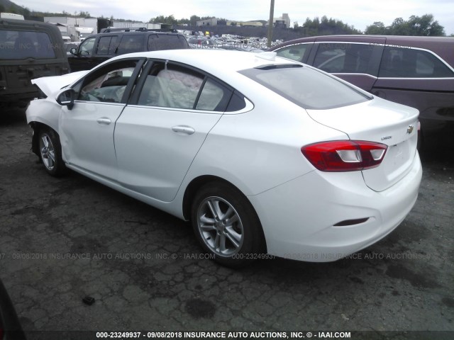 1G1BE5SM7G7284132 - 2016 CHEVROLET CRUZE LT WHITE photo 3