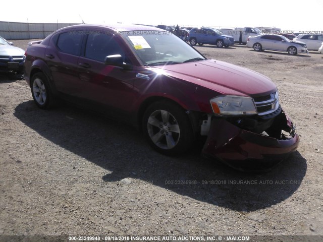 1B3BD4FG6BN540081 - 2011 DODGE AVENGER EXPRESS 红色 照片 1