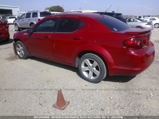 1B3BD4FG6BN540081 - 2011 DODGE AVENGER EXPRESS 红色 照片 3