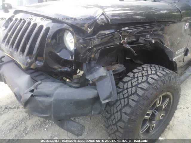 1C4AJWAG1CL210397 - 2012 JEEP WRANGLER SPORT 黑色 照片 6