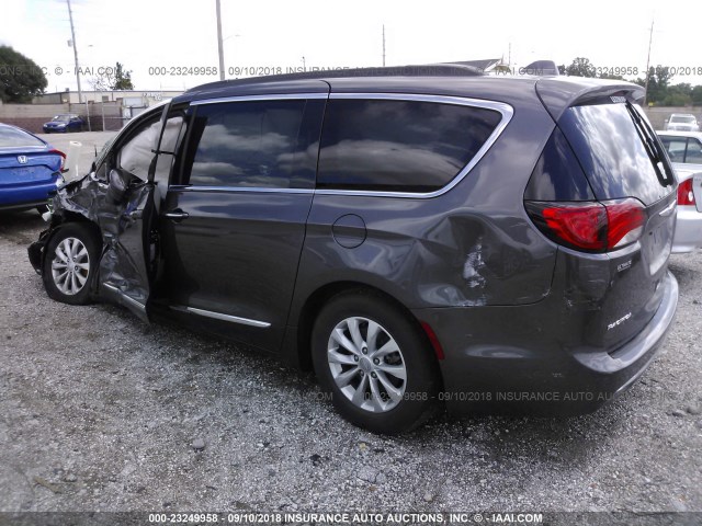 2C4RC1BG8HR576421 - 2017 CHRYSLER PACIFICA TOURING L GRAY photo 3