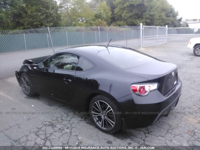 JF1ZNAA11D2717576 - 2013 TOYOTA SCION FR-S BLACK photo 3