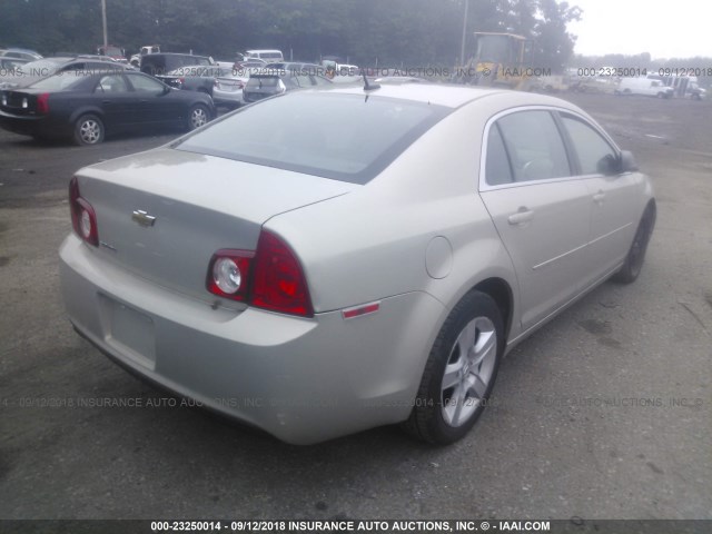 1G1ZB5E19BF158796 - 2011 CHEVROLET MALIBU LS Bej foto 4