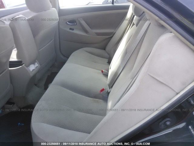 4T1BE46K77U078610 - 2007 TOYOTA CAMRY NEW GENERAT CE/LE/XLE/SE BLACK photo 8