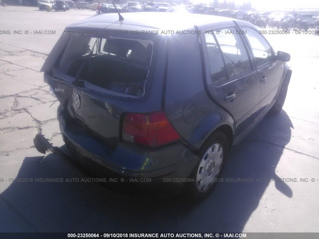 9BWFL61JX44013516 - 2004 VOLKSWAGEN GOLF GL GRAY photo 4