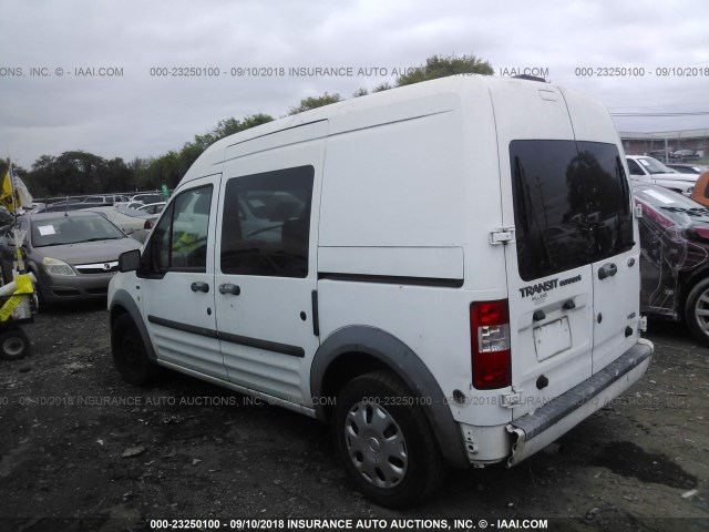 NM0KS9BN5AT030625 - 2010 FORD TRANSIT CONNECT XLT WHITE photo 3