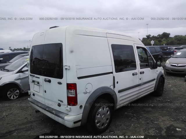 NM0KS9BN5AT030625 - 2010 FORD TRANSIT CONNECT XLT WHITE photo 4