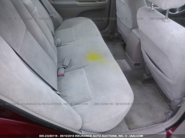 4T1BF30K22U034300 - 2002 TOYOTA CAMRY LE/XLE/SE 红色 照片 8