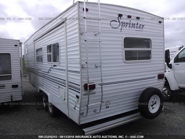 4YDF27529X1007022 - 1999 KEYSTONE SPRINTER WHITE photo 3