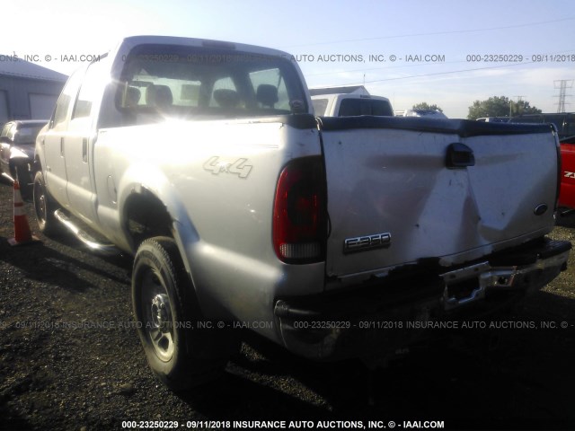 1FTWW31P65ED39359 - 2005 FORD F350 SRW SUPER DUTY SILVER photo 3