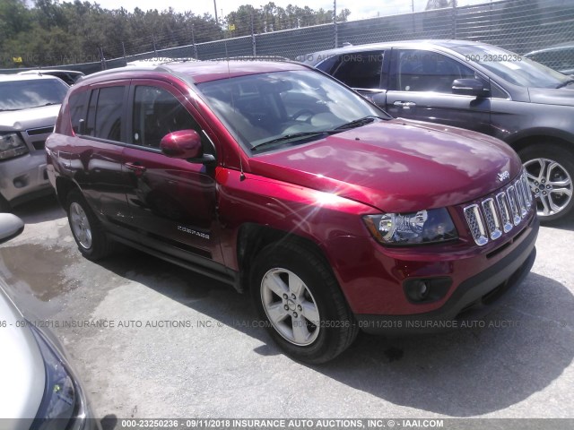 1C4NJCEB7HD182539 - 2017 JEEP COMPASS LATITUDE 红色 照片 1
